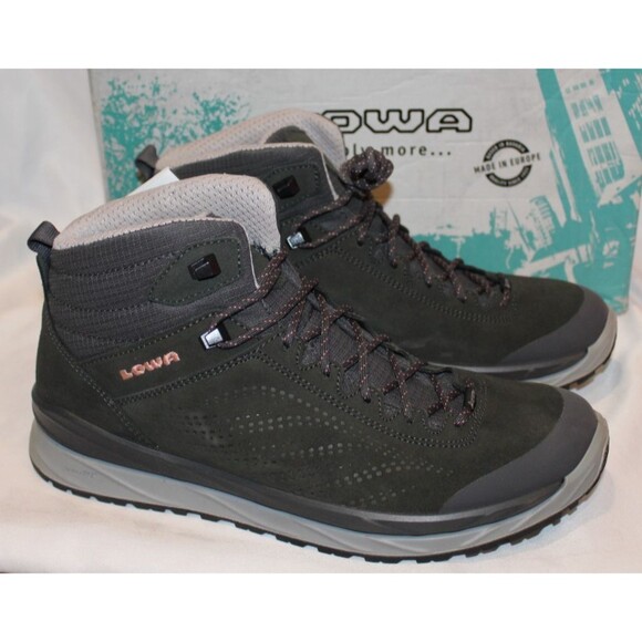 Lowa Malta Women's GTX Gore-Tex Mid Waterproof Hiking Boots Anthracite 9.5 NIB - Picture 1 of 5